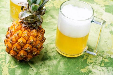 Bottle stores are closed during lockdown, but we have a healthier alternative to normal beer, and you can make it at home. Pineapple Beer, Pineapple Health Benefits, Pineapple Benefits, Homemade Alcohol, Beer Recipe, Homemade Beer, Home Brew, South African Recipes, Beer Recipes