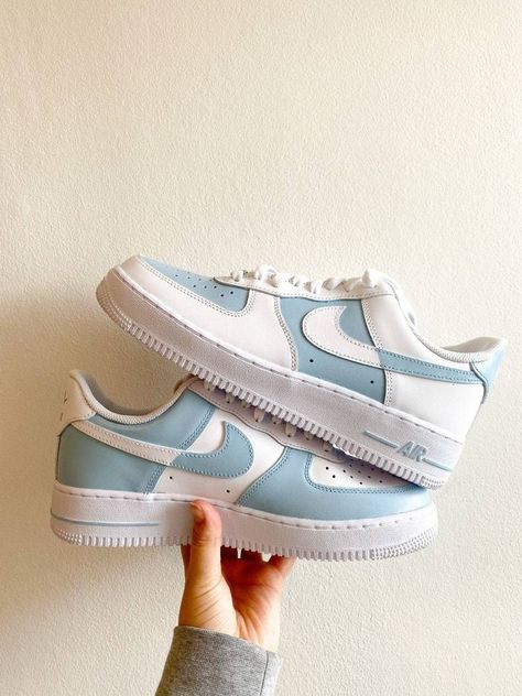 7949e456002b28988d38185bd30e77fddesc52982504ri Black Air Force 1, White Air Force 1, Nike Air Force One, Nike Shoes Girls, Preppy Shoes, Air Force 1 Custom, Custom Air Force 1, Baskets Nike, Water Blue