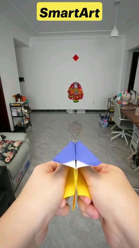 Super launch pad for paper Airplane!😯 in 2022 | Daily crafts, Paper craft videos, Paper crafts diy Paper Folding Crafts, Airplane Crafts, Daily Crafts, Paper Craft Videos, Folding Origami, Instruções Origami, Paper Craft Ideas, Cool Paper Crafts, Easy Paper Crafts Diy