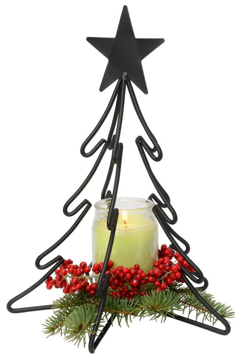 3-D CHRISTMAS TREE Large Wrought Iron Candle Stand Holiday Decor Holder USA Large Candle Decor, Chartreuse Christmas, Metal Christmas Decor, Wrought Iron Candle Chandelier, Wrought Iron Christmas Tree, Iron Candle Stand, Crismas Tree, Art Fer, Candle Plant