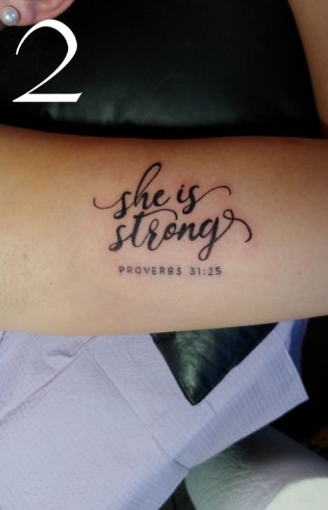 Breakthrough Tattoo Ideas, Proverbs 31 25 Tattoo, Symbol Meanings, Wrist Tattoos Words, Bible Verse Tattoos, Verse Tattoos, Small Quote Tattoos, Bonus Mom, Tat Ideas