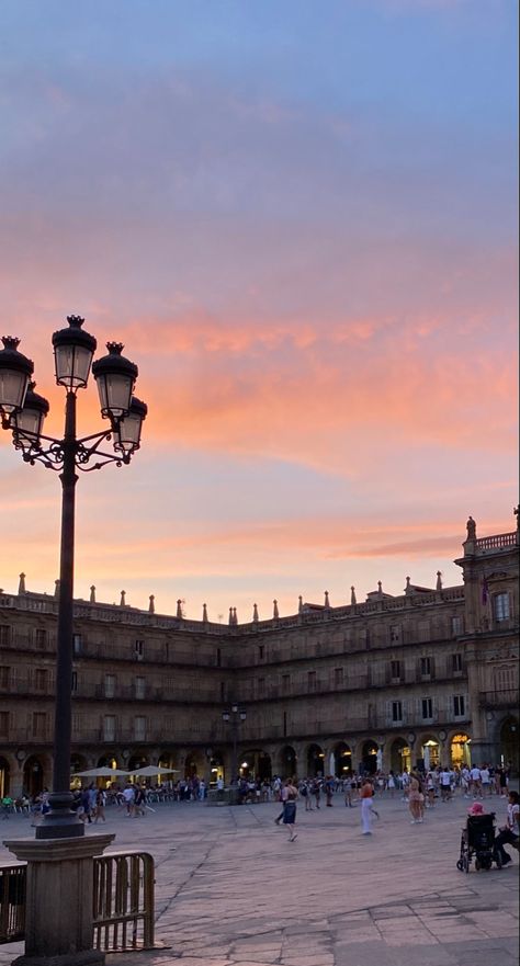 Spain Asethic, Spain Vibes Aesthetic, Spain Places Aesthetic, Salamanca Spain, Spain Aesthetics Night, Spain Sunset Aesthetic, Spain Aesthetics, European Bucket List, Spain Aesthetic