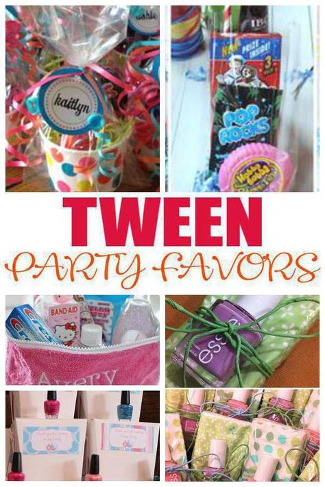 Having a Tween party and looking for some fun and great ideas for the kids to take home as party favors? We have gathered up some of the best Tween party favor ideas. Preteen Birthday, Sleepover Party Favors, Spa Party Favors, Girl Birthday Party Favors, Party Favor Ideas, Spa Birthday Parties, Girls Party Favors, Party Goodies, 13th Birthday Parties