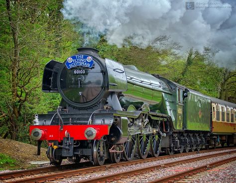 The Flying Scotsman Steampunk Aesthetic, Flying Scotsman, Steam Engine Trains, Steam Train, Disneyland Park, Steam Engine, Steam Locomotive, Steam Trains, Train Travel