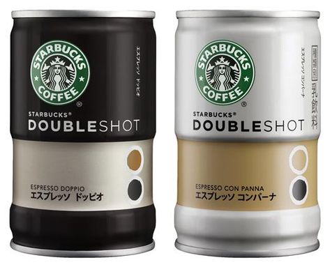 starbucks-gets in on the grog Packaging Innovation, Starbucks Japan, Caffeine Drinks, Cool Packaging, Food Logo, Online Journal, Double Shot, Products Design, Food Packaging Design