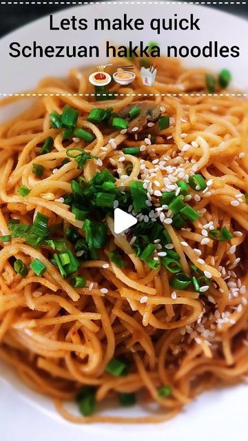 Schezuan Hakka Noodles Recipe: Spicy and Flavorful Indo-Chinese Delight | Easy and Quick to Prepare | Perfect for Weeknight Dinners | Loaded with Fresh Veggies and Aromatic Spices | Family-Friendly Meal Idea | #SchezuanHakkaNoodles #IndoChineseRecipe #EasyDinnerIdeas Hakka Noodles Recipe, Indo Chinese Recipes, Hakka Noodles, Noodles Recipe, Fun Easy Recipes, Noodle Recipes, Weeknight Dinners, Fresh Veggies, Family Friendly Meals