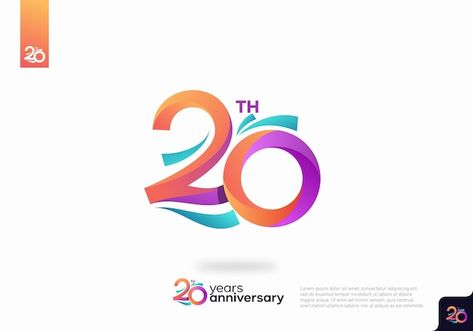 Anniversary Company Design, 30 Years Logo Design, 10 Logo Design Number, 20th Anniversary Logo Design, Number Logo Ideas, 20 Years Anniversary Logo, 20 Logo Design Number, Number Art Design, 20 Anniversary Ideas