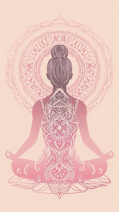 Image Zen, Cute Backgrounds For Iphone, Yoga Illustration, Spiritual Wallpaper, Art Meditation, Yoga Design, Spiritual Artwork, Art Spiritual, Meditation Art