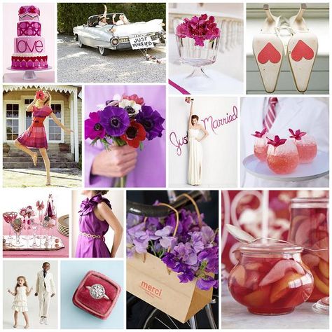 Plum and Magenta Inspiration Board. Red Purple Wedding, Nurse Wedding, Wedding Color Schemes Purple, Red And Purple Wedding, Purple And White Wedding, Purple White Wedding, Wedding Colors Red, Red Wedding Theme, Purple Red Color