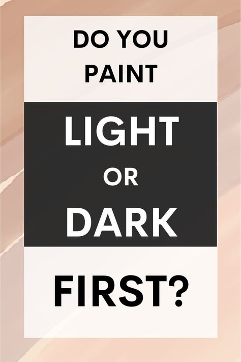 how to paint light to dark?,how to paint dark to light?,blending acrylic paints,do you paint light or dark colors first?,how to blend acrylic paint,how to blend paint,acrylic painting tips,painting tips and tricks. Blend Acrylic Paint, Painting Tips And Tricks, Painting With Acrylics, Start Painting, Colorful Paintings Acrylic, Acrylic Painting Flowers, The Dark One, Acrylic Painting Tips, Dark Colours