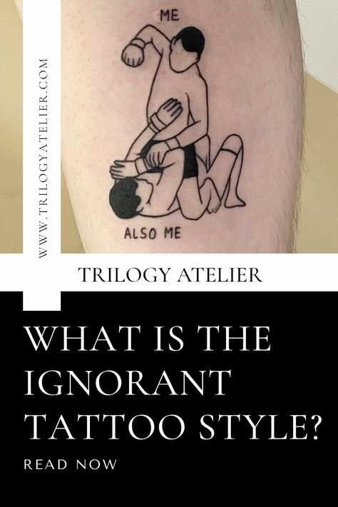 What is the Ignorant Tattoo Style? [Answered] Ignorance Tattoo, Ignorant Tattoo Design, Ignorant Tattoo Sleeve, Ignorant Tattoo Ideas, Attract Tattoo, Ignorant Tattoo Style, Let Go Tattoo, Tricep Tattoo, Tattoo 101