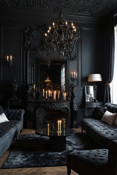 Fall Furniture , Autumn Cozy Fall ,Decor Easy Fall ,
Decor Neutral Fall ,Decor Fall ,Decor Inspiration ,Fall Decor Ideas Goth Living Room Ideas, Gothic Living Room Ideas, Dark Living Room Decor, Living Room Design Black, Goth Living Room, Black Leather Furniture, Gothic Interior Design, Dark Living Room, Gothic Living Room