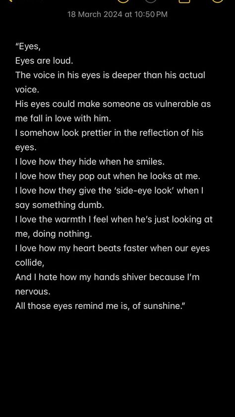 His Eyes Poetry, His Eyes Poem, Text About Eyes, Eyes Poem Poetry, Black Eyes Poetry, Poem About Blue Eyes, Poetry On Him, Deep Eyes Quotes, Poems To Write In Journal