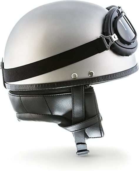 MOTO Helmets® D22-Set „Creme“ · Brain-Cap · Motorcycle-Helmet Vintage Jet-Helmet half helmet Pilot Motor Bike Scooter Biker Retro Chopper Cruiser Vintage Bobber Bluetooth Vintage Retro · L (59-60cm) : Amazon.co.uk: Automotive Half Helmets Motorcycle, Chopper Helmets, Jet Helmet, Motorcycle Helmets Half, Old School Chopper, Retro Helmet, Scooter Helmet, Helmet Motorcycle, Motorcycle Goggles