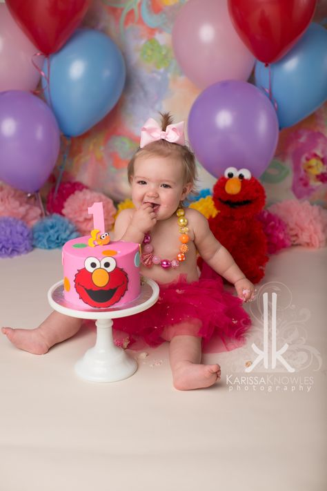 Elmo Cake Smash, Elmo first birthday, Girl Cake Smash ideas, colorful cake smash, Elmo, First Birthday www.facebook.com/karissaknowlesphotography www.karissaknowlesphotography.com Sesame Street 1st Birthday Party Girl, Elmo 1st Birthday Party Girl, Elmo First Birthday Photoshoot, Sesame Street Birthday Party Ideas Girl, Sesame Street First Birthday Girl, Elmo Photo Shoot Ideas, Elmo First Birthday Cake, Elmo Smash Cake Photoshoot, Elmo First Birthday Party Girl