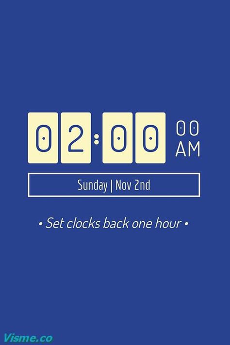 Set Clocks Back Blog Graphic Large Template Visme Clock Graphic Design, Set Clocks Back, Graphic Advertisement, Clocks Back, Web Graphics, Website Branding, Clock, Graphic Design, Design