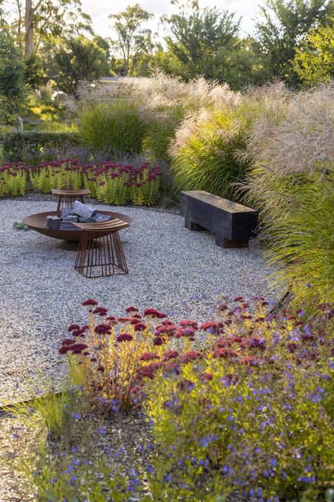 ABC TV Dream Gardens — Kathleen Murphy Landscape Design Natural Grass Landscaping, Wild Garden Landscaping, Farm Landscaping Ideas, Large Garden Ideas, Garden Rooms Outdoor, Hard Landscaping Ideas, Dream House Garden, Garden Landscaping Ideas, Australian Native Garden