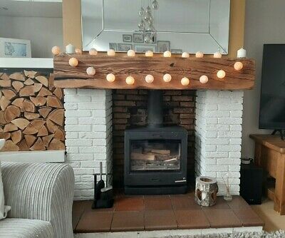 Are you updating the look of an old fireplace, or adding a finishing touch to a new one?. These are not considered as defects. Our products are hand planed and sanded, therefore finished size can deviate up to 1/2". Fireplace Inglenook, Wood Lintel, Mantle Beam, Oak Beam Fireplace, Oak Fire Surround, Beam Mantel, Log Burner Fireplace, Log Burner Living Room, Rustic Mantle