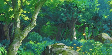 Forest Butterfly GIF - Forest Butterfly Anime - Discover & Share GIFs Butterfly Gif, Cottagecore Wallpaper, Secret World Of Arrietty, Gif Background, The Secret World, Anime Gifs, Ghibli Art, Nature Gif, Aesthetic Gif