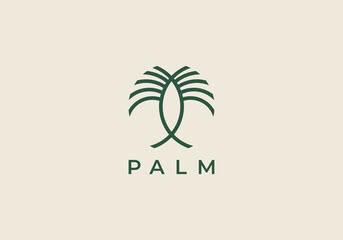 Premium Vector | Date palm gold line art luxury logo design template Resort Logo Design, Oasis Logo, Hawaii Logo, Palm Tree Icon, Palm Logo, Resort Logo, Palm Tattoos, Date Palm, Logo Design Inspiration Creative