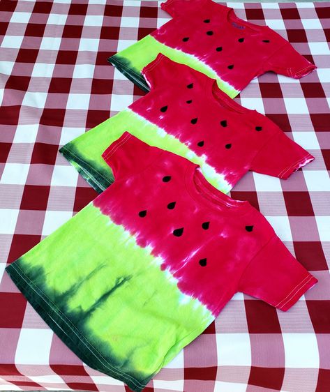 Christmas Watermelon, Watermelon Tie Dye, Watermelon Crawl, Watermelon Shirt, Cat Tie, Green Watermelon, Baby Tie, Watermelon Designs, Creative Clothing