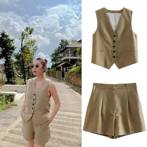 Waistcoat Outfit Women, Aso Ebi Dresses, Waistcoat Outfit, Classy Casual Outfits, Classy Casual, Vest Outfits, Spring 2024, Diy Clothes, Sport Outfits