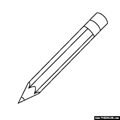 Pencil Coloring Page Pencil Images, Pencil Colour Drawing, Pencil Coloring, Best Friend Book, Pencil Photo, Colour Drawing, Pencil Drawing Tutorials, School Coloring Pages, Art Birthday Party