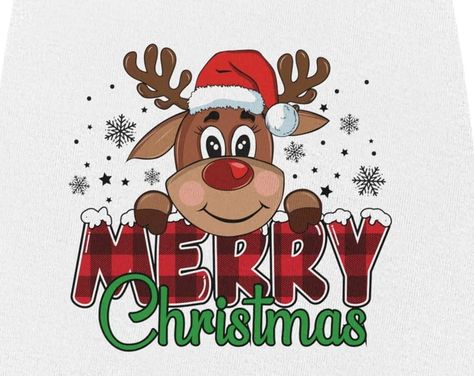 ShayneesCreations - Etsy Merry Christmas Images, Red Nosed Reindeer, Christmas Snowflakes, Christmas Stickers, Christmas Images, Gift Decorations, Christmas Reindeer, Christmas Cats, Christmas Svg