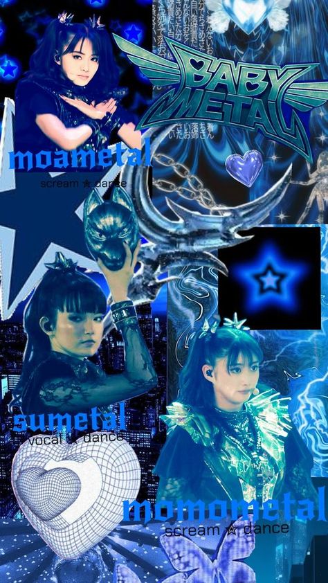 Babymetal Aesthetic, Babymetal Sumetal, Aesthetic Blue, Your Aesthetic, Connect With People, Creative Energy, Energy, Blue