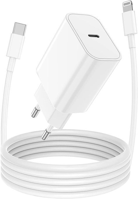 iPhone Fast Charger with Charging Cable 2 M, iPhone Cable with Power Supply, 20 W USB C Charger, Apple Charging Adapter Plug with Lightning Cable for iPhone 13/13 Mini/12 Pro Max/11/8/XR XS, iPad: Amazon.de: Electronics & Photo Iphone 15 Charger, Apple Phone Charger, Fast Charger Iphone, I Phone 8+, Charger Iphone, Iphone Charger Cord, Mobile Shop Design, Usb C Charger, Royal Romance