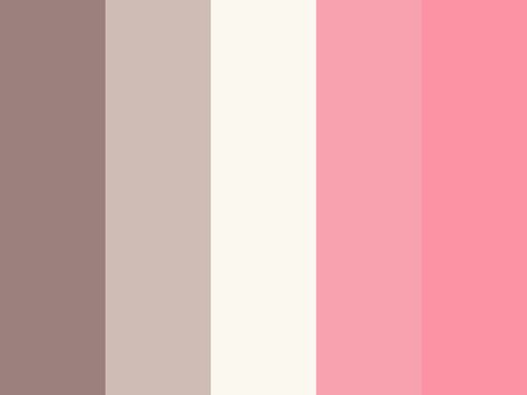 Pink And White Colour Palette, Pink And White Color Scheme, Pink And White Palette, Colors That Compliment Pink, Color Palettes With Pink, Pink And Cream Color Palette, Colours That Go With Pink, White Pink Color Palette, Color Pallets Pink