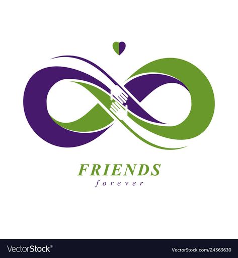 Friend Symbol, Infinity Logo, Friend Logo, Human Hands, Human Hand, Symbol Logo, Female Friends, Friends Forever, Vector Logo