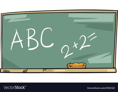 Blackboard Illustration, Preschool Family Theme, School Blackboard, Preschool Family, Blackboard Drawing, Family Theme, Art Download, School Board, Cartoon Clip Art