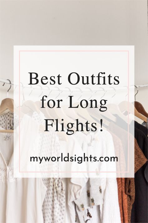 The best airplane outfit for long haul flights. Best airplane outfits and what to wear when it goes from cold to warm on a long flight. Travel outfits in the summer, or wherever your destination takes you. #airplaneoutfitideas #comfyairplaneoutfit #airplaneoutfitwinter #airplaneoutfitsummer Aeroplane Outfit Summer, Long Haul Flight Outfit Summer, Comfy Airport Outfit Long Flight, Best Airplane Outfits For Women, Long Travel Outfit, Long Airplane Ride Outfit, What To Wear On A Long Flight, Travel Clothes Women Airplane, Long Haul Travel Outfit