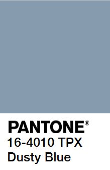 Pantone Dusty Blue HEX/HTML #879BAF Dusty Blue Pantone, Blue Pantone, Pantone Colour Palettes, Shades Of Peach, Color Palate, Color Crush, Color Inspo, Colour Board, Color Collection