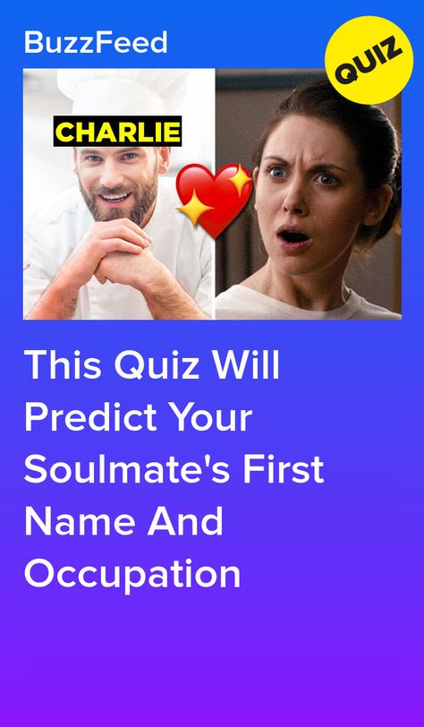 This Quiz Will Predict Your Soulmate's First Name And Occupation Celebrity Boyfriend Quiz, Soulmate Quizzes, Girlfriend Quiz, Buzzfeed Quizzes Love, Soulmate Test, Celebrity Boyfriend, Quizzes Disney, Buzzfeed Quizzes Disney, Soulmate Quiz