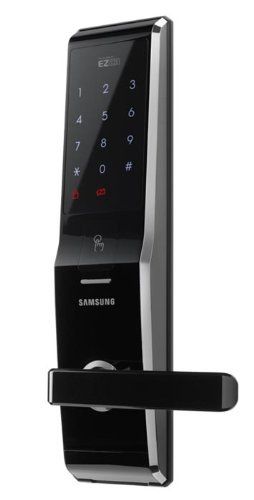 SAMSUNG EXON Fingerprint Digital Door Lock SHS-5230, http://www.amazon.com/dp/B00BCRNRCS/ref=cm_sw_r_pi_awdm_F0Rmwb1TYF62B Hexagon Angles, Keypad Door Locks, Brand Standards, Fingerprint Door Lock, Digital Door Lock, Entry Door Locks, Modern Entry, Best Home Security, Smart Door Locks