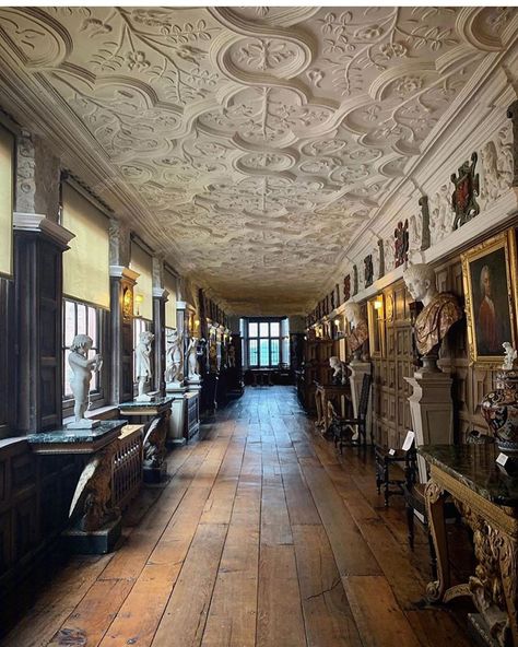 The Parson’s Nose Antiques on Instagram: “Long gallery at Powis Castle. 📸 @danielpieckielonslowik  #interiordesign  #interiors #patina #countryhouse #countryhouseinteriors…” Powis Castle, Castle Interiors, Castle Interior, Old Manor, Castles Interior, Kingdom Of Great Britain, Amazing Architecture, Architecture Details, Interior Inspiration