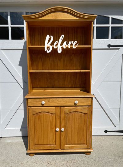 Black Painted Hutch using Silk Mineral Paint Painted French Provincial Dresser, Provincial Dresser Makeover, French Provincial Dresser Makeover, Black Hutch, Painted Hutch, Hutch Makeover, Quilt Rack, Beautiful Dresser, Cabinet Makeover