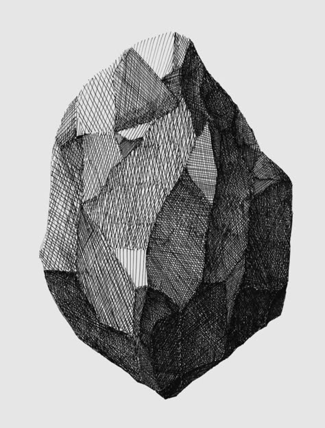 Cross Hatching, White Drawing, Black And White Drawing, Pen Art, A Rock, Art Plastique, Drawing Techniques, Ink Art, Art Techniques