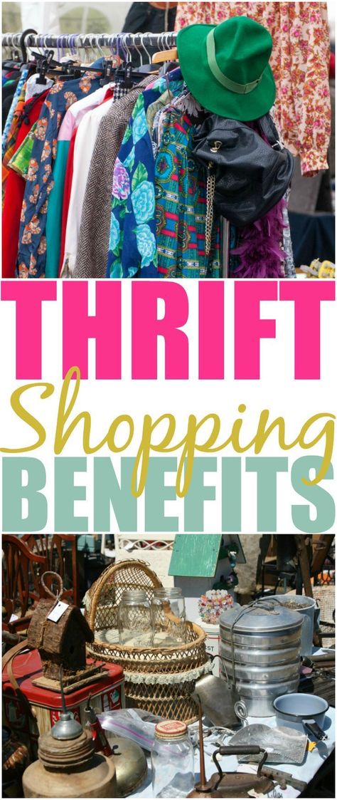 Buying second hand has so many benefits besides saving money. If you're not yet shopping second hand head to the blog to find out why you should be! Diy Thrift Store Crafts, Garage Sale Tips, Fun Diy Craft Projects, Thrift Store Shopping, Garage Sale Finds, Thrift Store Crafts, Second Hand Shop, Extreme Couponing, Flea Markets