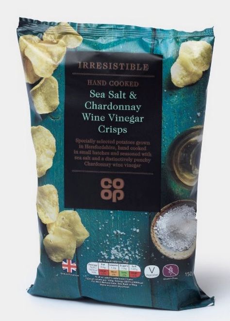 £1 Co-op crisps that everyone is going crazy for - including celebrities - Mirror Online Salt And Vinegar Crisps, Family Bag, Chardonnay Wine, Popcorn Seasoning, Kettle Chips, Scotch Eggs, You Found Me, Taste Testing, Chardonnay