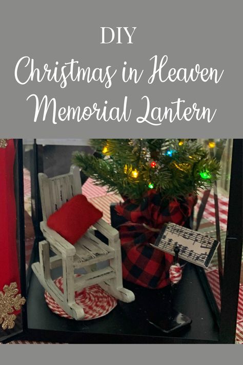 Christmas Memory Lantern Diy, Memory Lanterns Diy, Lantern Memorial Ideas Diy, Memorial Lanterns Diy Christmas, Diy Memorial Lantern, Lantern For Lost Loved Ones, Memory Lantern Diy, Lantern Memorial Ideas, Christmas Memory Lantern