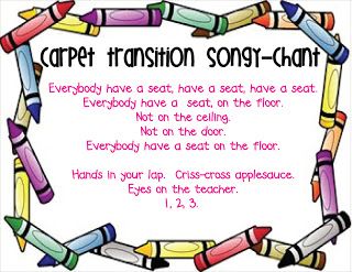 Transition To The Carpet Song, Center Transitions Ideas, Carpet Song, Transition Games, Prek Songs, Transition Songs For Preschool, Preschool Transitions, Toddler Songs, Good Morning Song