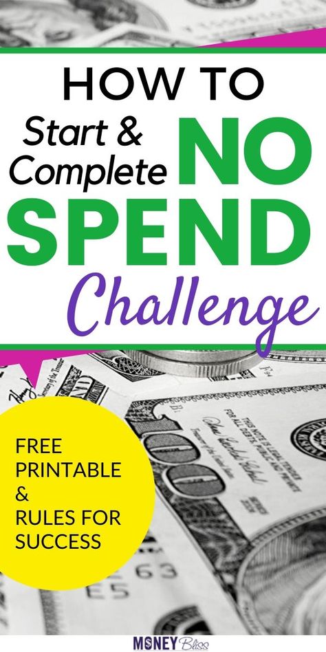 No Spend Days, No Spend Challenge Printable Free, No Spend Family Activities, No Money Spending Challenge, Not Spending Money, Spending Freeze Challenge 30 Day, No Spend Challenge Rules, No Spend Challenge, 7 Day Challenge