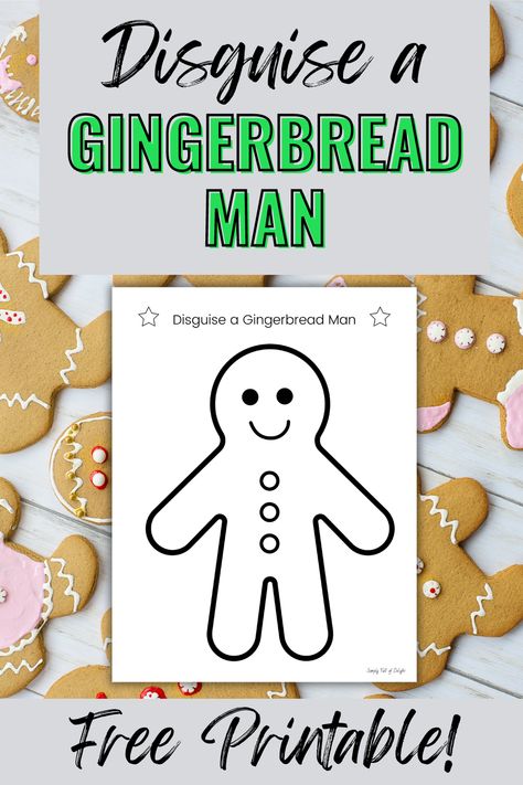 gingerbread man disguise project Disguise A Gingerbread Man Template, Disguise Gingerbread Man, Gingerbread In Disguise, Disguise The Gingerbread Man, Gingerbread Disguise Project, Gingerbread Man Ideas, Disguise A Gingerbread Man, Free Printable Gingerbread Man, Gingerbread Man Craft