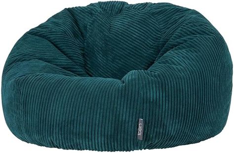 Green Bean Bag Chair, Green Bean Bag, Round Mattress, Corduroy Bean Bag, Large Bean Bags, Adult Bean Bag Chair, Snuggle Chairs, Bean Bag Sofa, Bag Chair