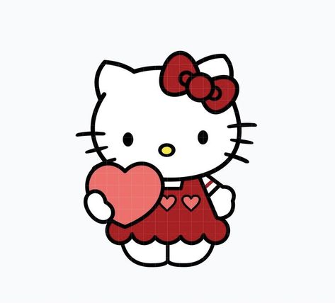 Hello Kitty Clipart, Valentines Toppers, Hello Kitty Imagenes, Hello Kitty Printables, Valentine Bouquet, Hello Kitty Crafts, Hello Kitty Images, Valentine Images, Kitty Drawing