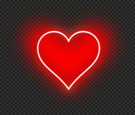 Neon Png For Editing, Heart Background Images, Red Neon Aesthetic, Red Heart Png, Heart Neon Light, Heart Edit, Hd Aesthetic, Shri Ram Wallpaper, Neon Png