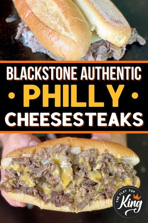 Most Popular Dinner Recipes, Meaty Appetizers, Blackstone Recipe, Outdoor Griddle Recipes, Blackstone Cooking, Griddle Cooking Recipes, Hibachi Recipes, Outdoor Griddle, Philly Cheesesteaks